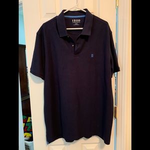 Navy blue izod polo.  Size XL/TG